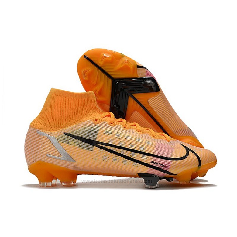 Nike Mercurial Superfly VIII Elite DF FG Naranja Negro